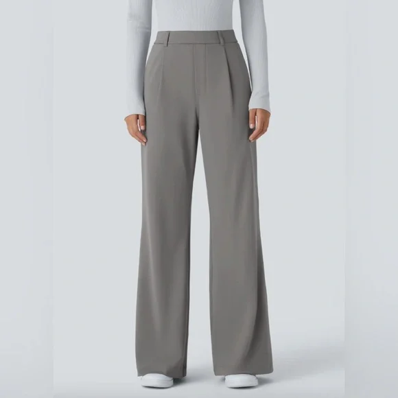 Halara NWT Flex™ High Waisted Pocket Work Flare Pants | Sz Medium - Picture 1 of 6
